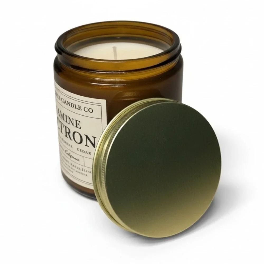 Leoben‎ Company California Candle Co. No. 2 Jasmine Saffron 6.5 oz.